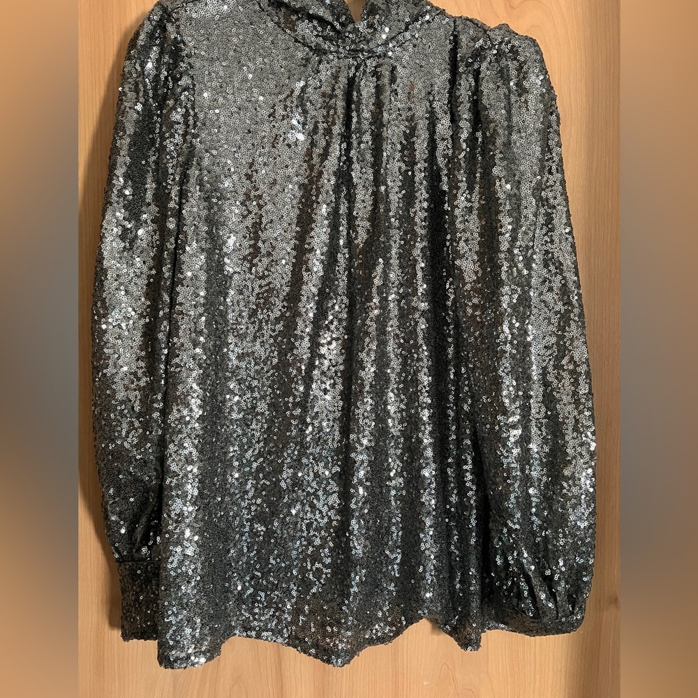 NWT sequin mock turtleneck from Anthropologie